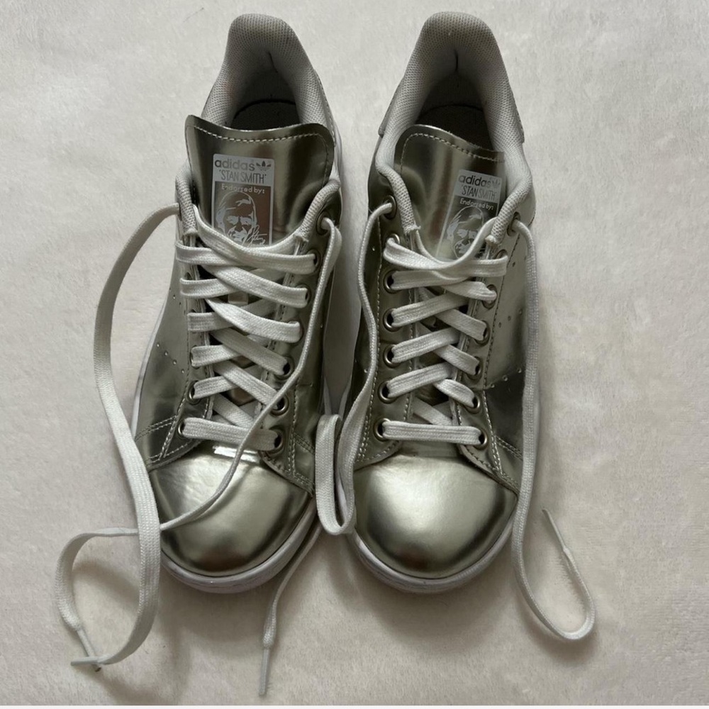 Adidas Stan Smith Silver Sneakers